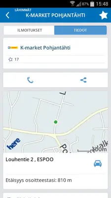 Ruokakaupat android App screenshot 5